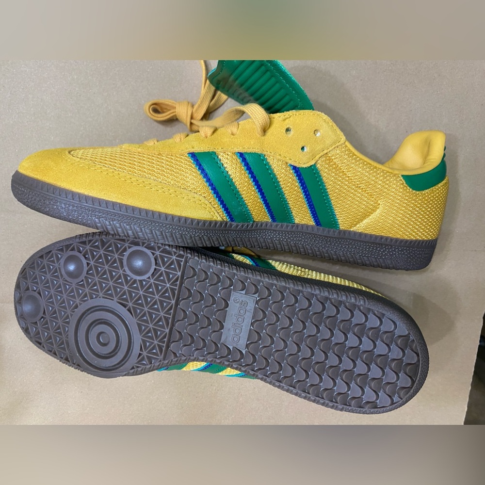 Adidas Originals Samba LT “Preloved Yellow/Green” Unisex Sneakers - Picture 4 of 11